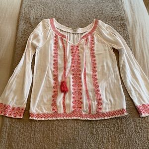 Lucky Brand peasant blouse